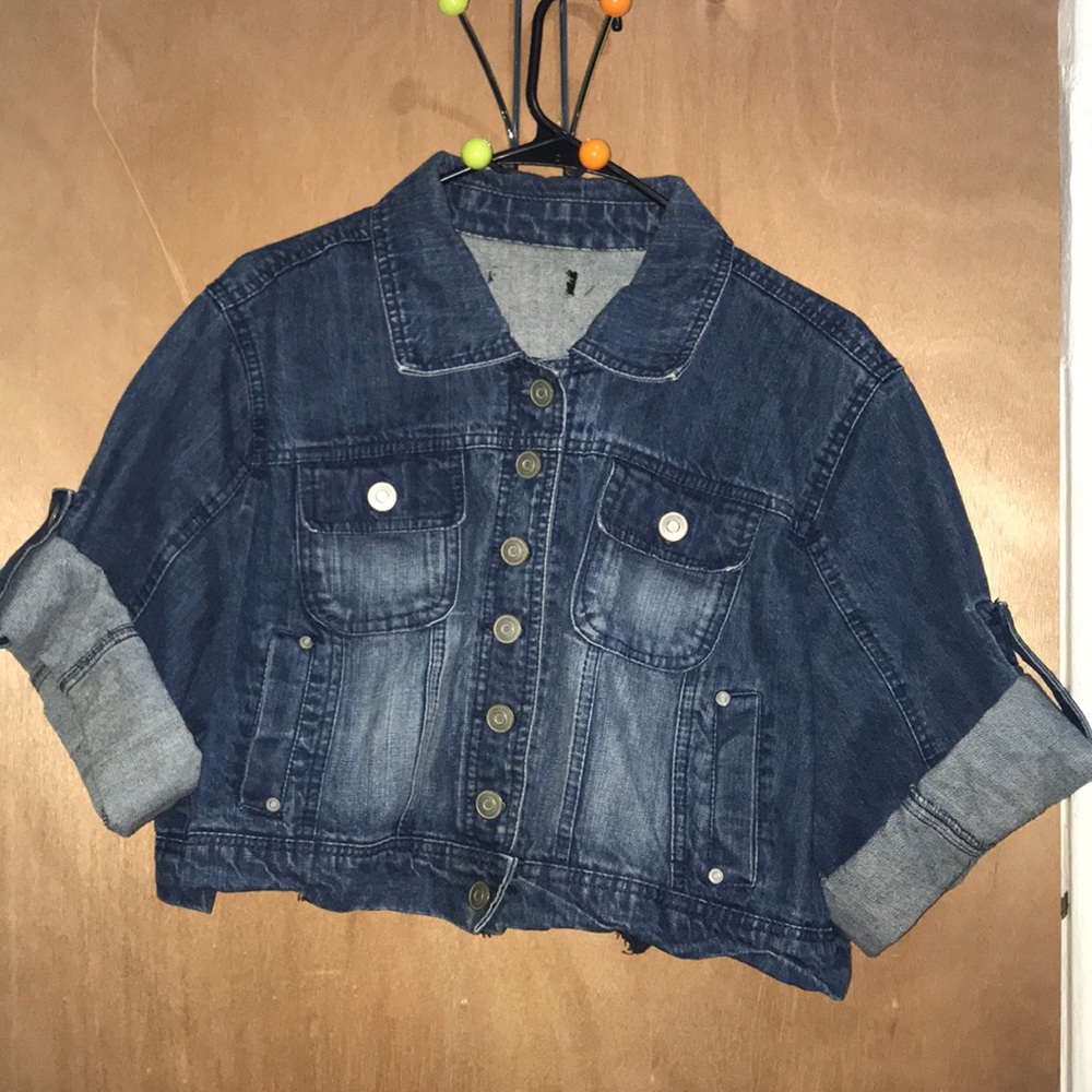 Cropped Jean Jacket