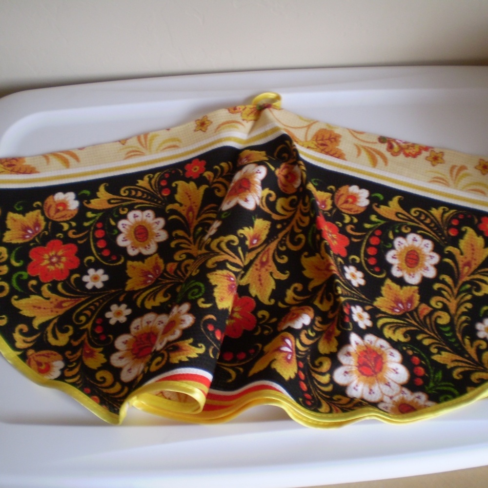 souvenir kitchen towel Khokhloma