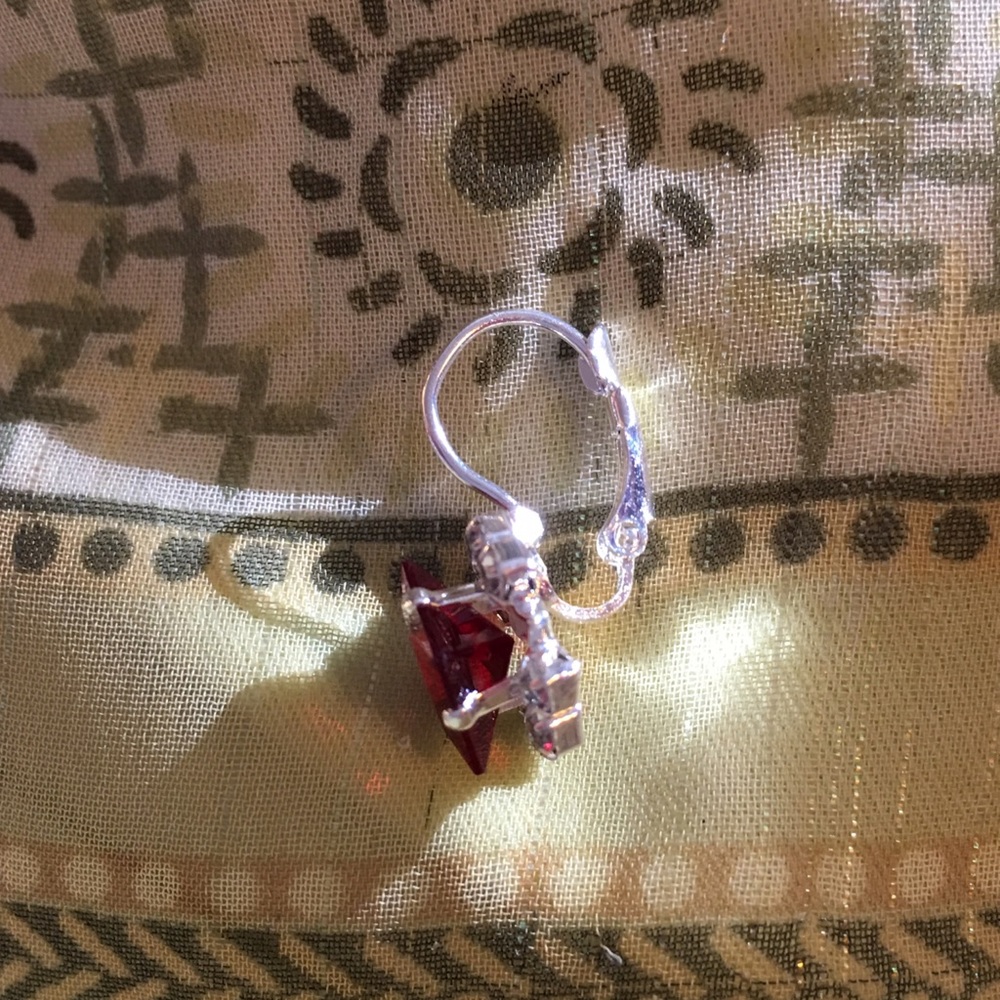 SOLD $8 Each or 2/$13-Crystal Rhinestone Earrings - Picture 4 of 8