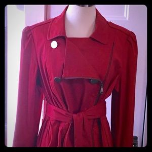 Etcetera Bright Red Double-breasted Jacket