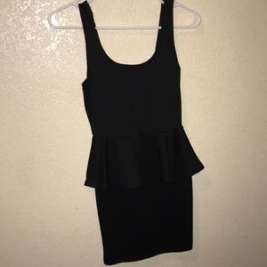 Mini black dress