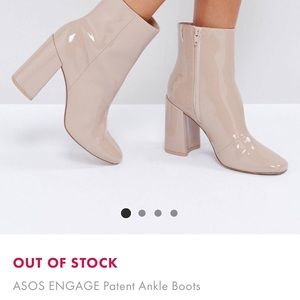 ASOS nude booties