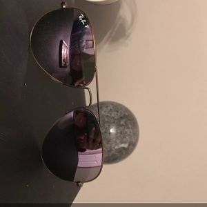 Purple Mirrored Raybans
