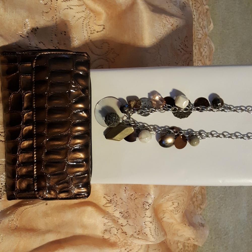 2 for 1 deal: Necklace and Purse