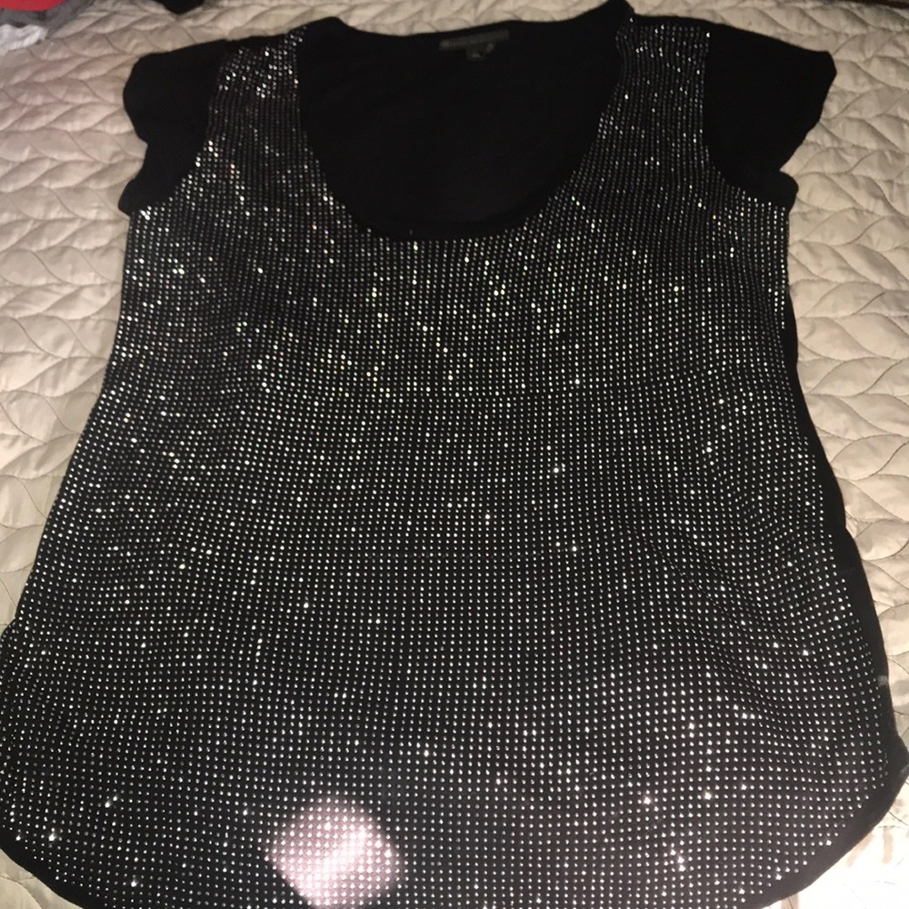 Black with Silver Studded Blouse