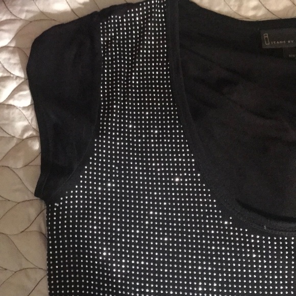 Black with Silver Studded Blouse - Picture 2 of 3