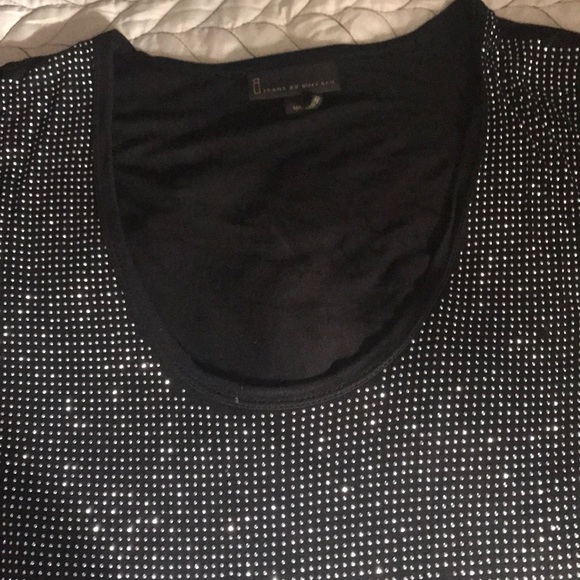 Black with Silver Studded Blouse - Picture 3 of 3