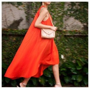 H&M Conscious Assymetric Maxi Dress Size 4