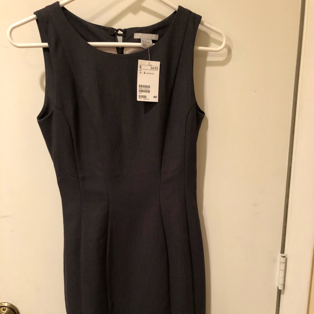 Gray suit dress
