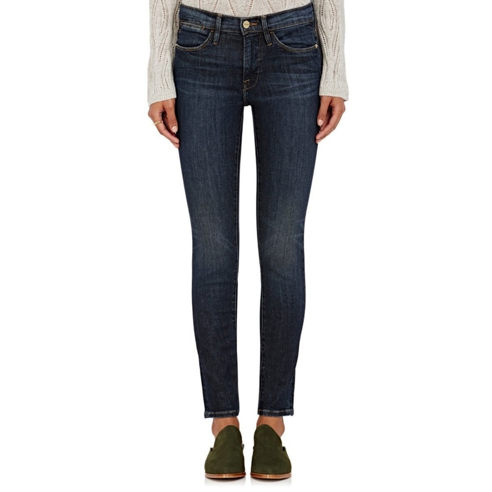 FRAME Le High Skinny Dark Wash Size 28