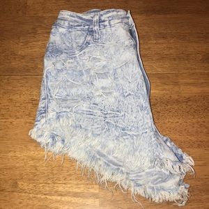 High Waisted Jean Shorts