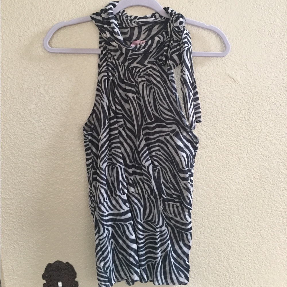 Zebra top