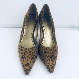 BCBGIRLS Leopard Pumps
