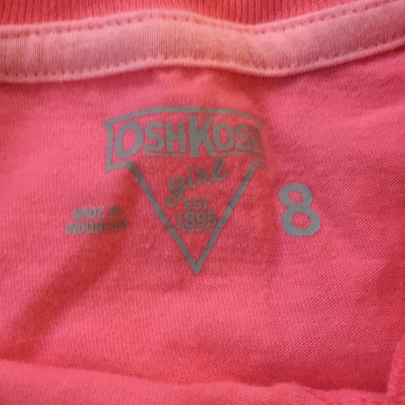 OshKosh Girl t-shirt, size 8 - Picture 2 of 3