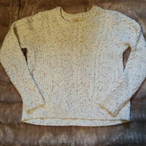 Cream speckled sweater
