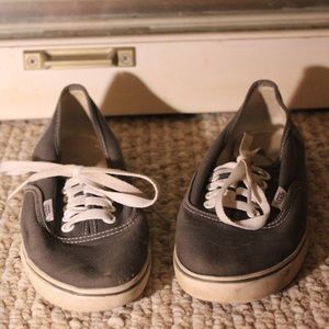 gray thin soled vans