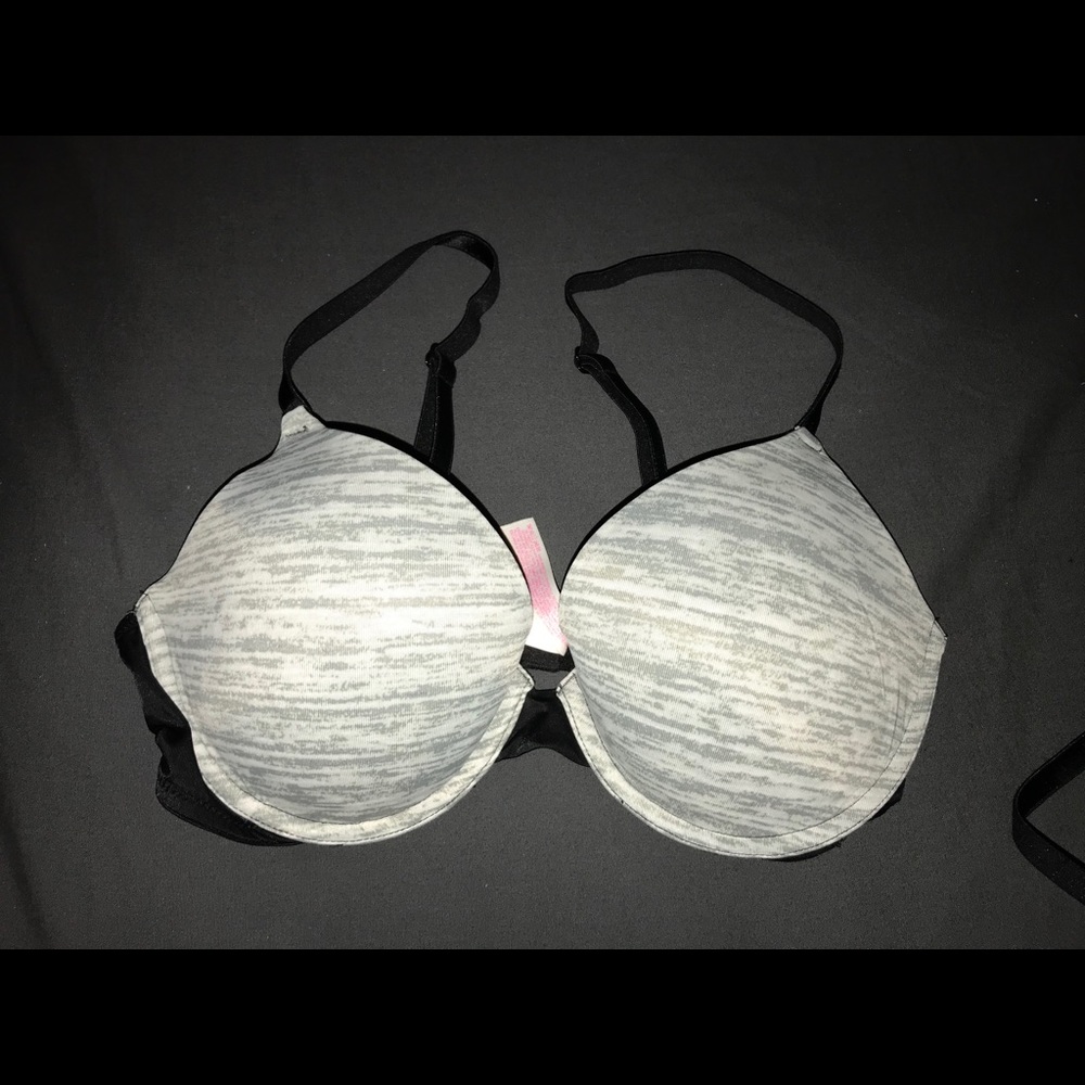PINK gray bra