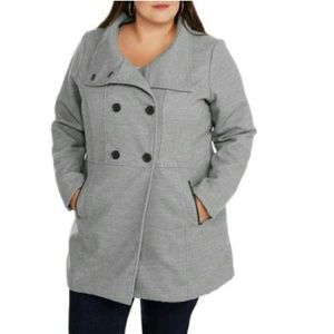 Plus Size Pea Coat