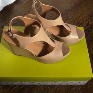 BP Nude Wedges