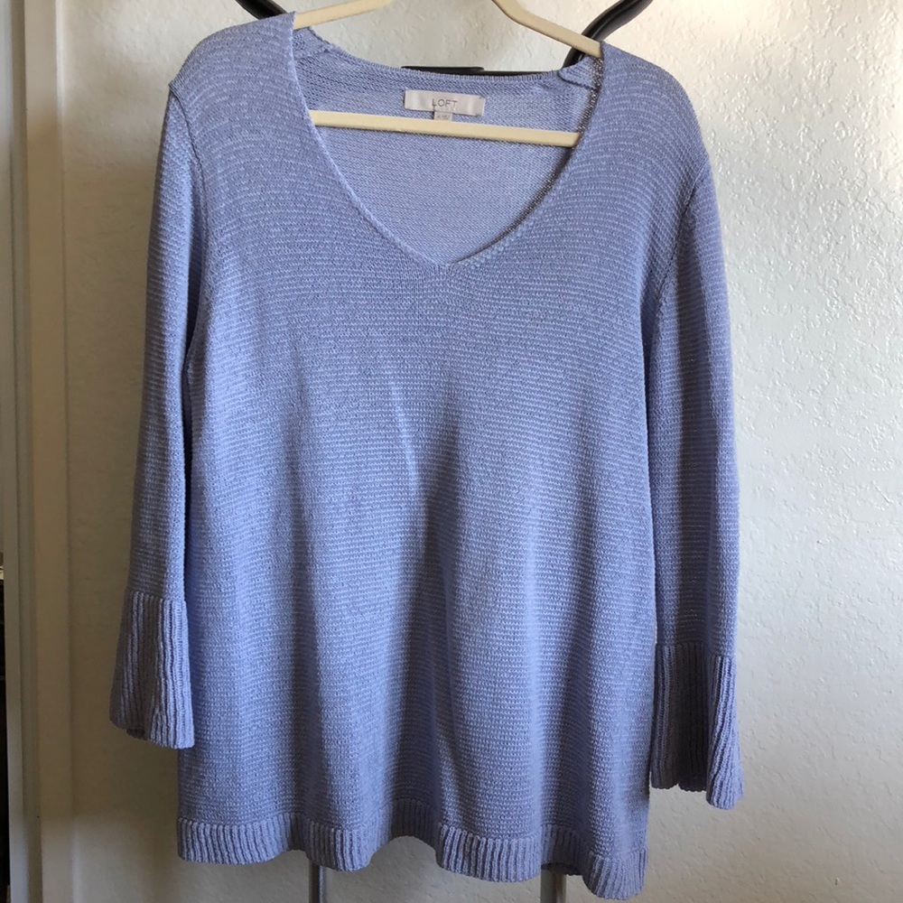 LOFT Bell Sleeved 3/4 Sleeve Sweater!