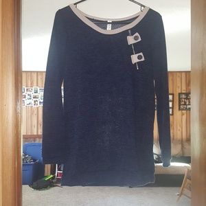 Navy sweater