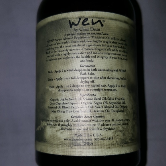 Wen Sweet Almond Peppermint Treatment Oil - Picture 3 of 5