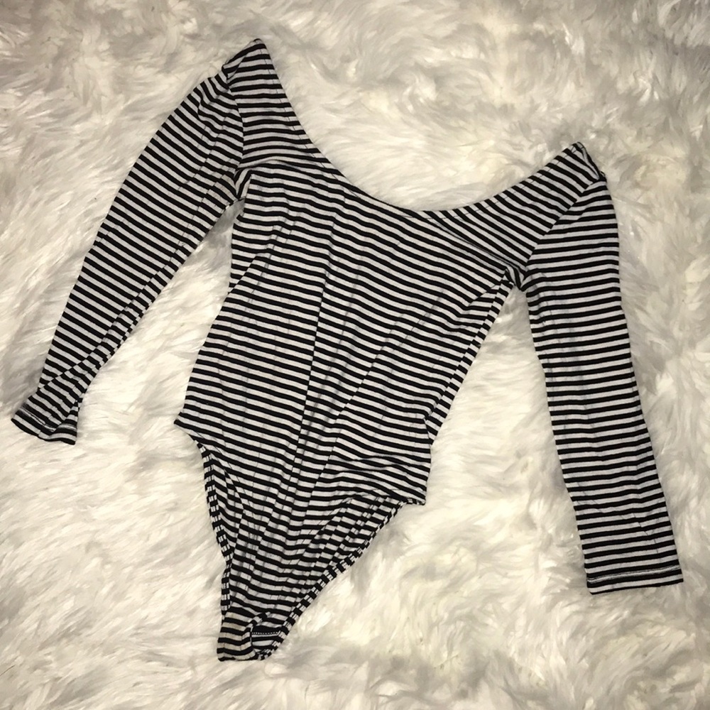 Semi off shoulder Bodysuit