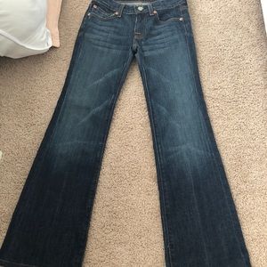 7 for all mankind boot cut jeans
