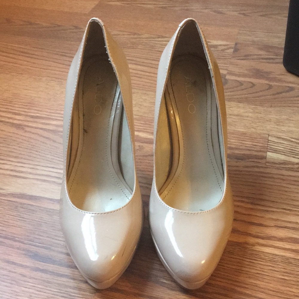 Aldo nude pumps sz 37