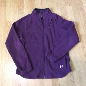 Under Armour full-zip fleece.