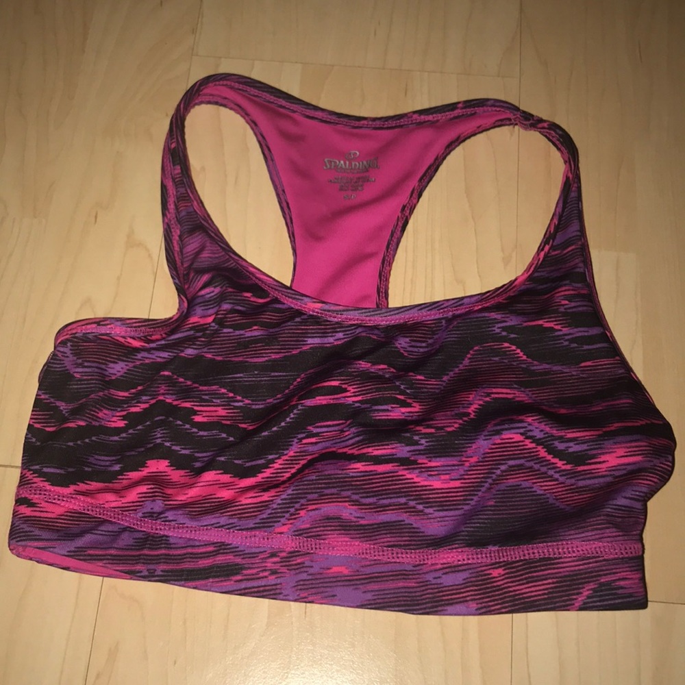 Multi-colored sports bra