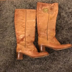 Tall Coach Sara Legacy Tan Boots