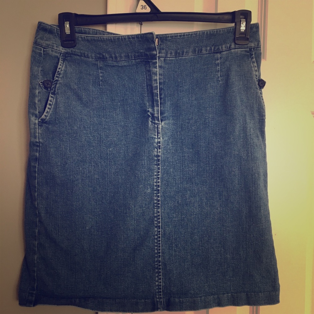 Talbots Jean skirt size 12
