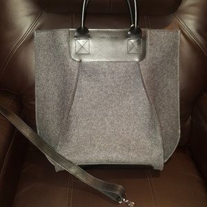 Graf and Lantz Frankie Tote Charcoal Felt- NWOT