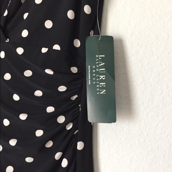 Lauren Ralph Lauren Black Polka Dot Dress - Picture 4 of 8