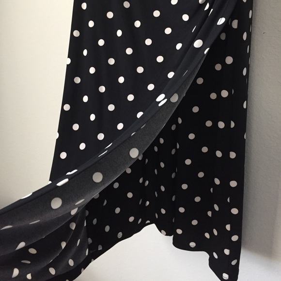 Lauren Ralph Lauren Black Polka Dot Dress - Picture 6 of 8