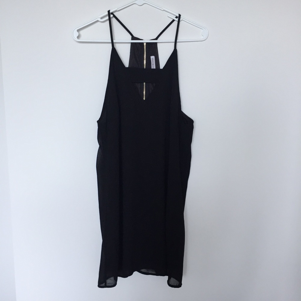 NWT Blanc de blanc little black dress