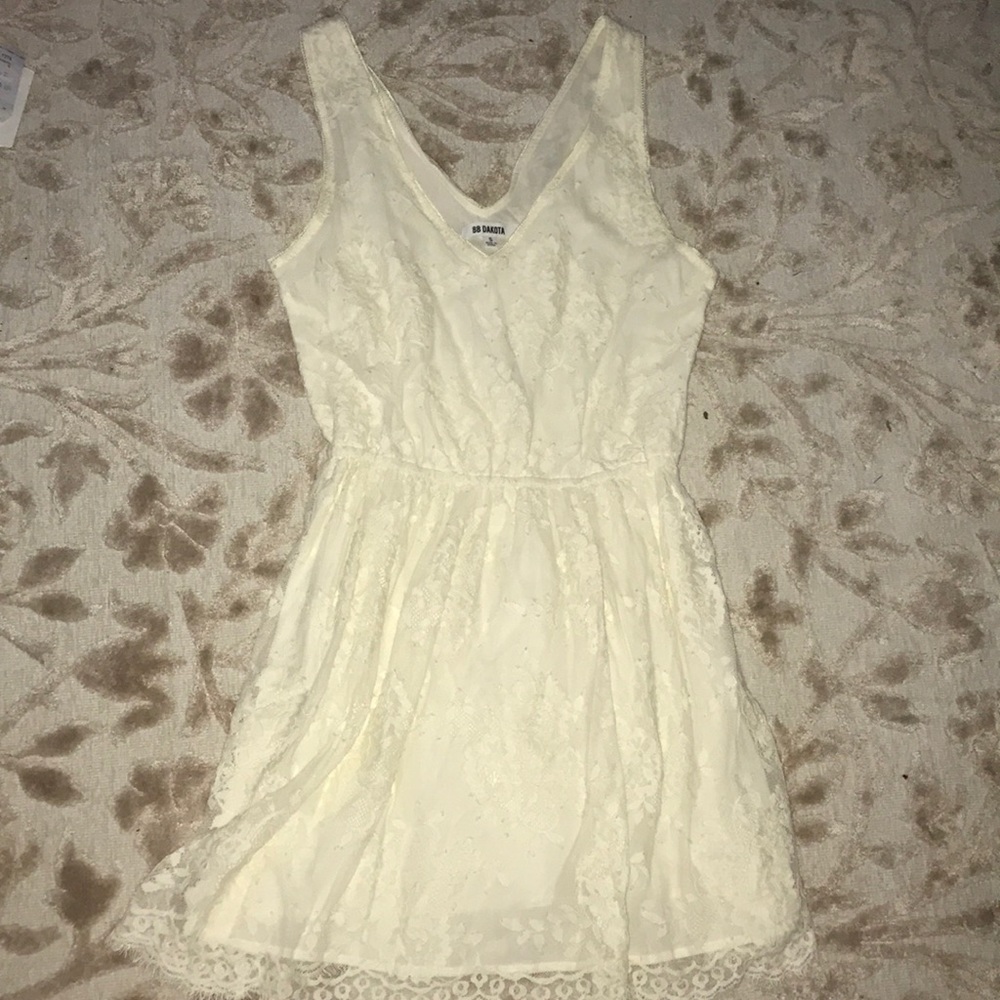 Cream colored Lacey dress