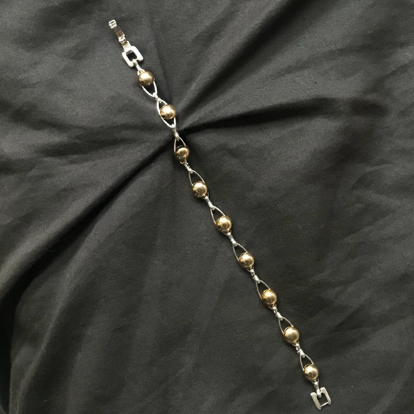 ✨Silver and gold-tone bracelet - Picture 3 of 4