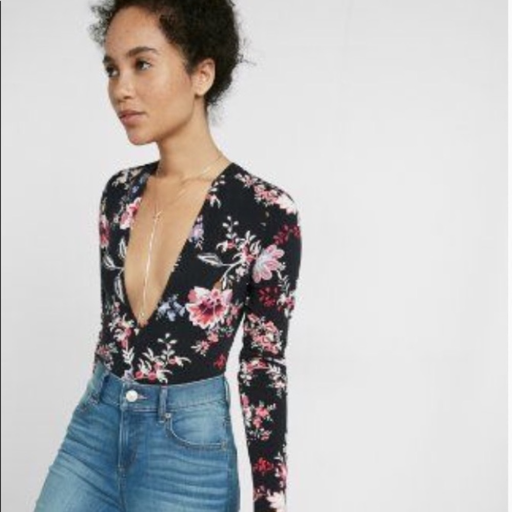 Floral Print Bodysuit