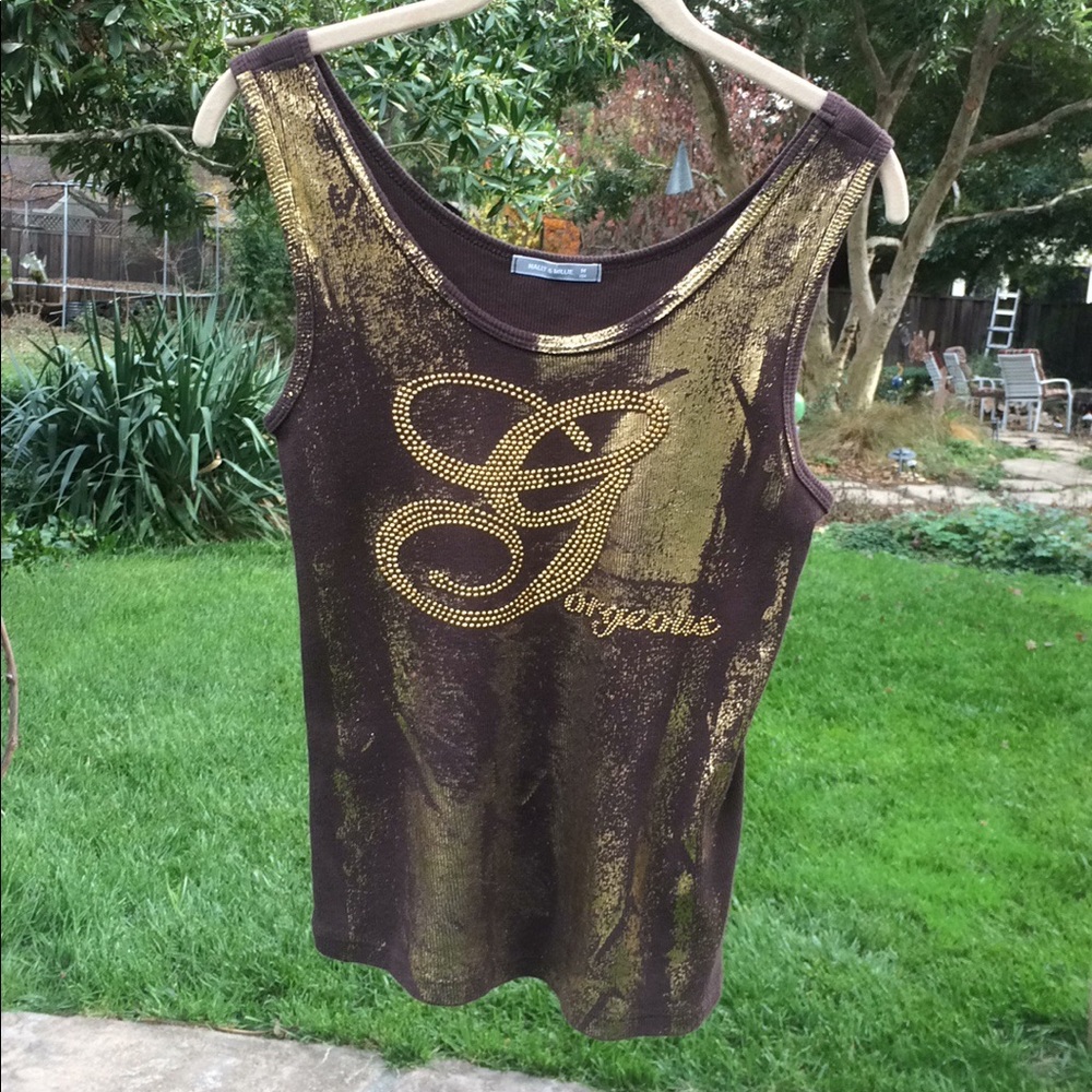 🌺 Nally & Millie "Gorgeous" Blingy Tank; Misses S