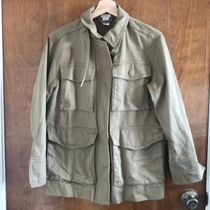 J. Crew utility jacket.