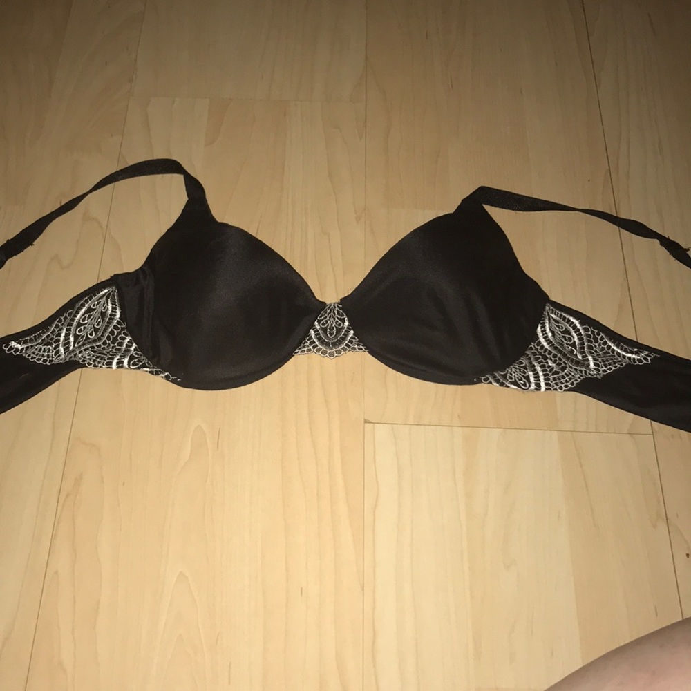 Elegant Black and White Bra