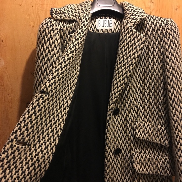 Vintage Bill Blass wool coat size 2 - Picture 2 of 8