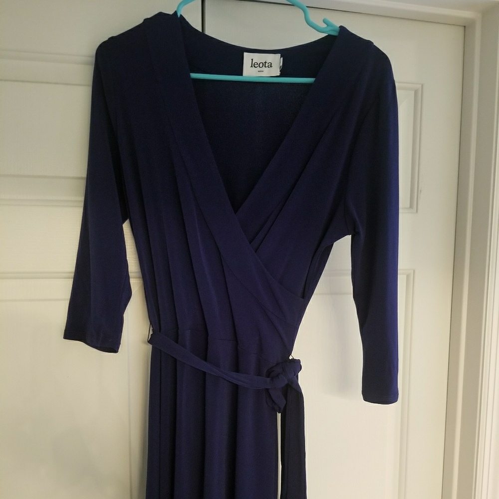 Faux wrap dress
