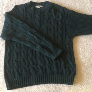 Dark green sweater