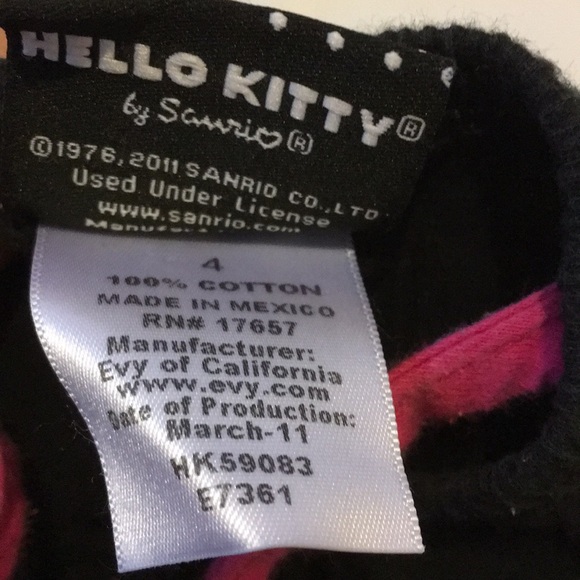 Sanrio Hello Kitty Romper, size 4 - Picture 4 of 4