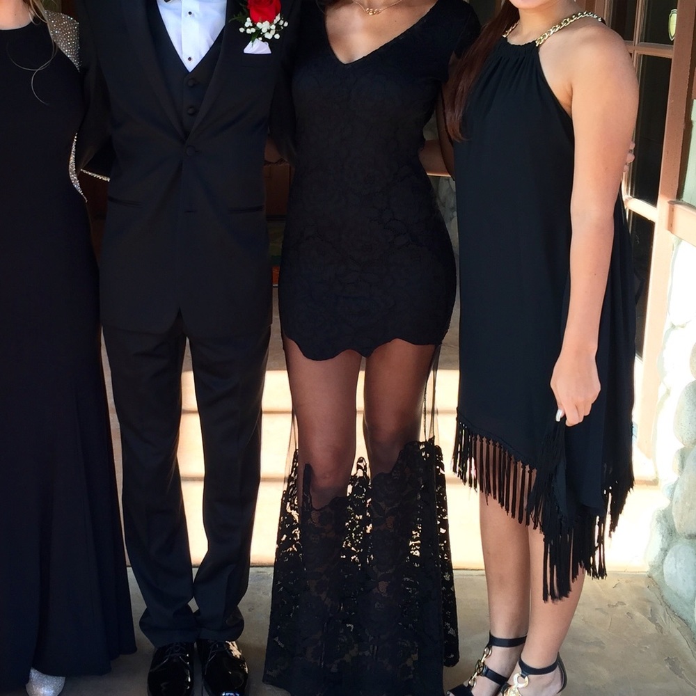 Black formal dress