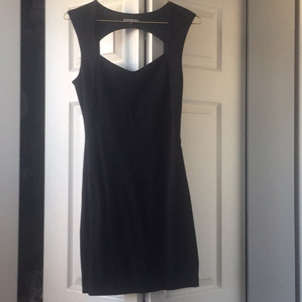 Black mini-dress