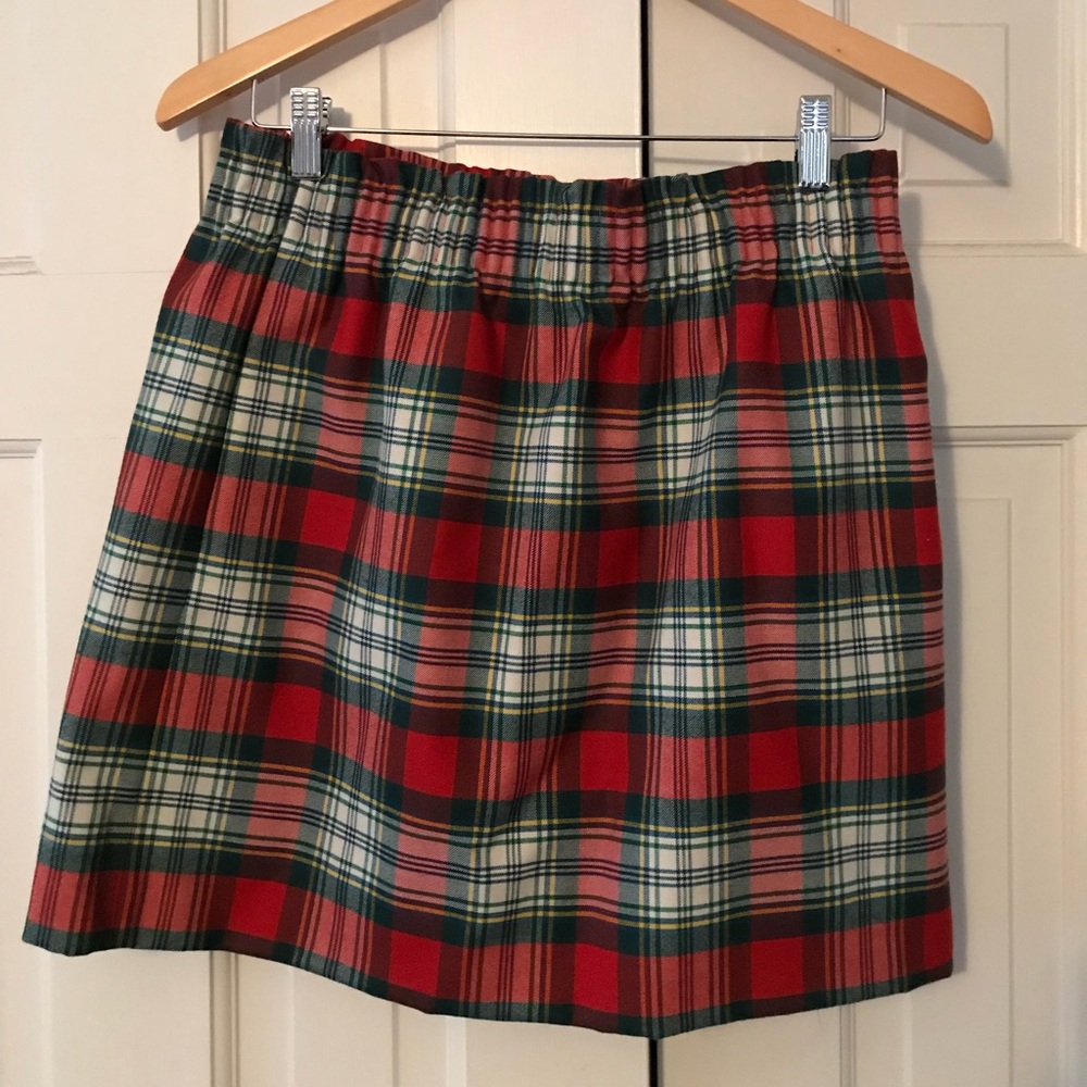 J. Crew Plaid Skirt
